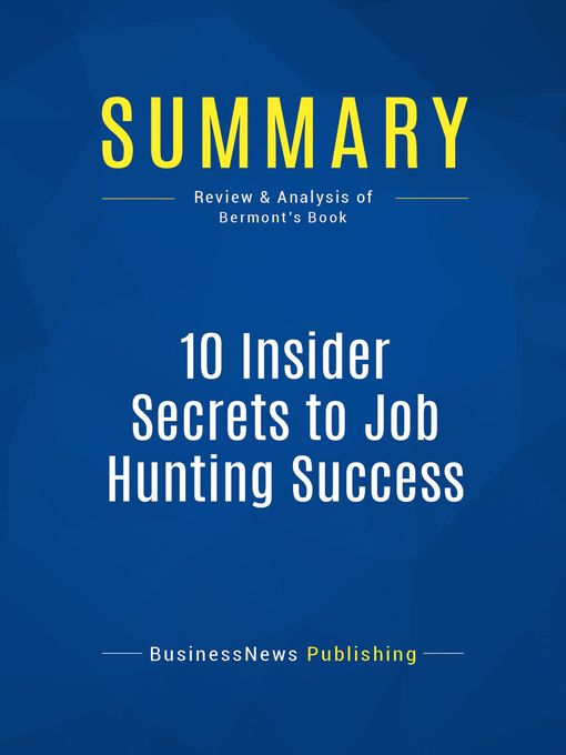 Title details for Summary by BusinessNews Publishing - Available